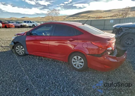 2016 Hyundai Accent Gls z USA, uszkodzony, nr VIN KMHCT4AE6FU906768